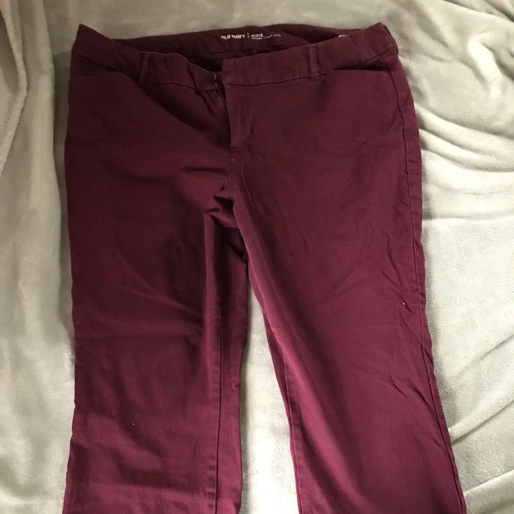Old navy pixie pant crop flare